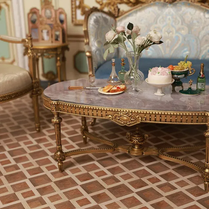 DSER Earrings Court Augustus II Furniture 16 Scale Side Table