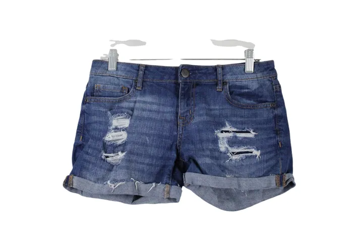 Earrings Aeropostale Aeropostale Midi Denim Shorts 6