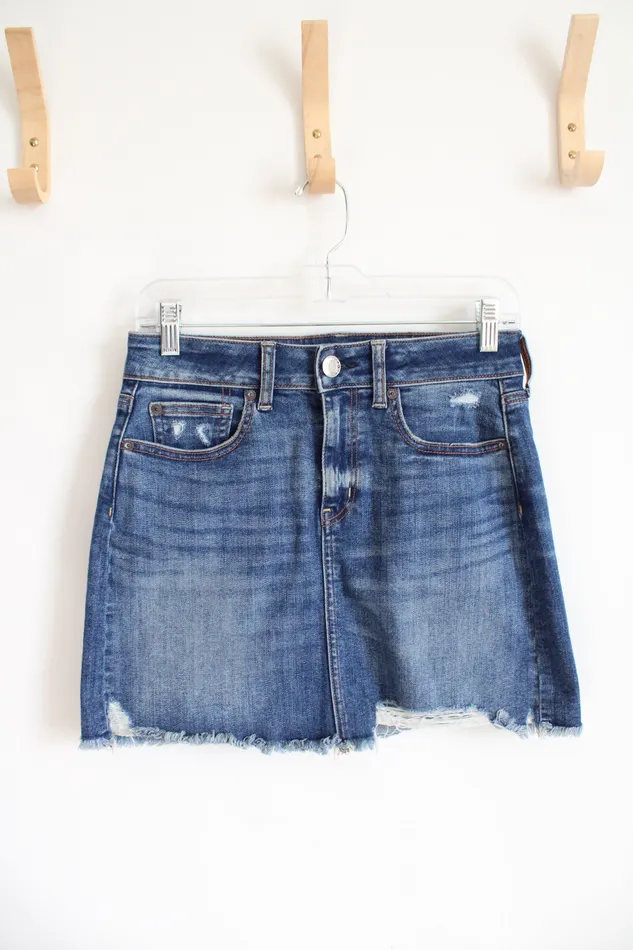Earrings American Eagle Super Skinny Mini Jean Skirt 4 American Eagle