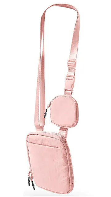 Earrings Ampere Creations Betsie Vertical Sling Bag Pink AMPERE