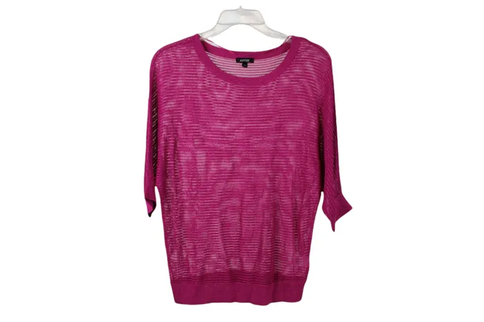 Earrings Apt9 Pink Shimer Knit Top M APT9