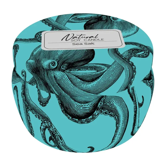 Earrings Bamboo Island Natural Sea Salt Shea Candle Tin 8 oz BAMBOOISLAND