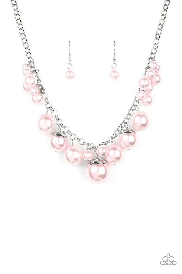 Earrings Broadway Belle Pink Paparazzi Accessories