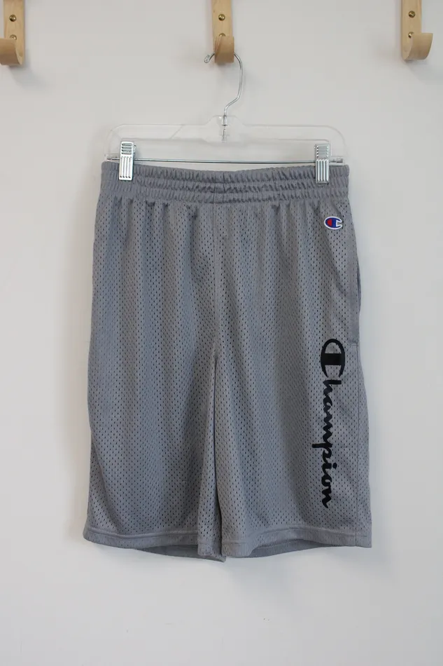 Earrings Champion Gray Basketball Shorts Youth XL 1820 Champion
