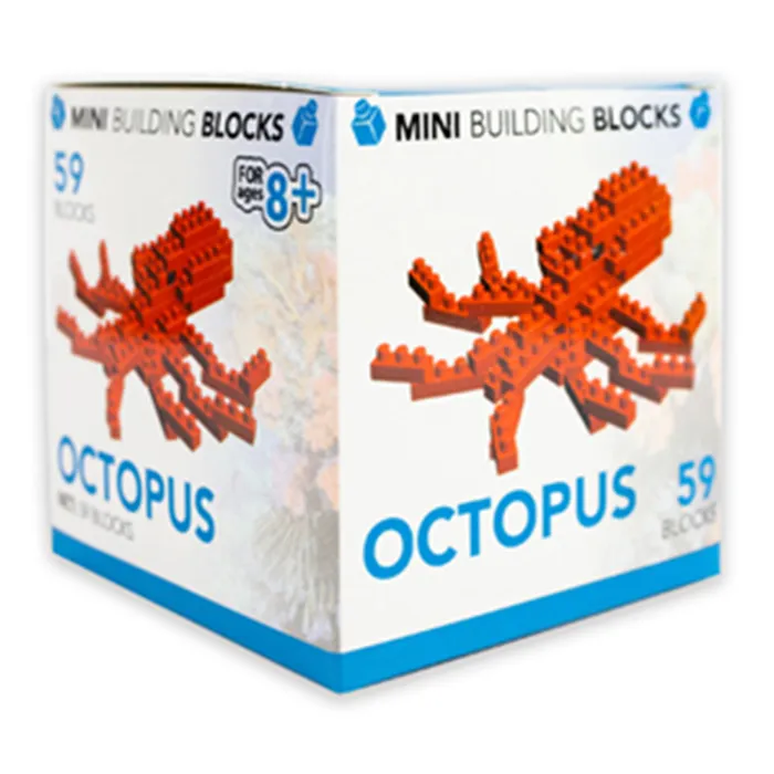 Earrings CHARLESPROD Octopus Mini Building Blocks 59Pieces