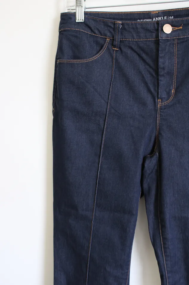 Earrings Chicos Chicos The Platinum Ankle Dark Wash Jeans Size 05 S6