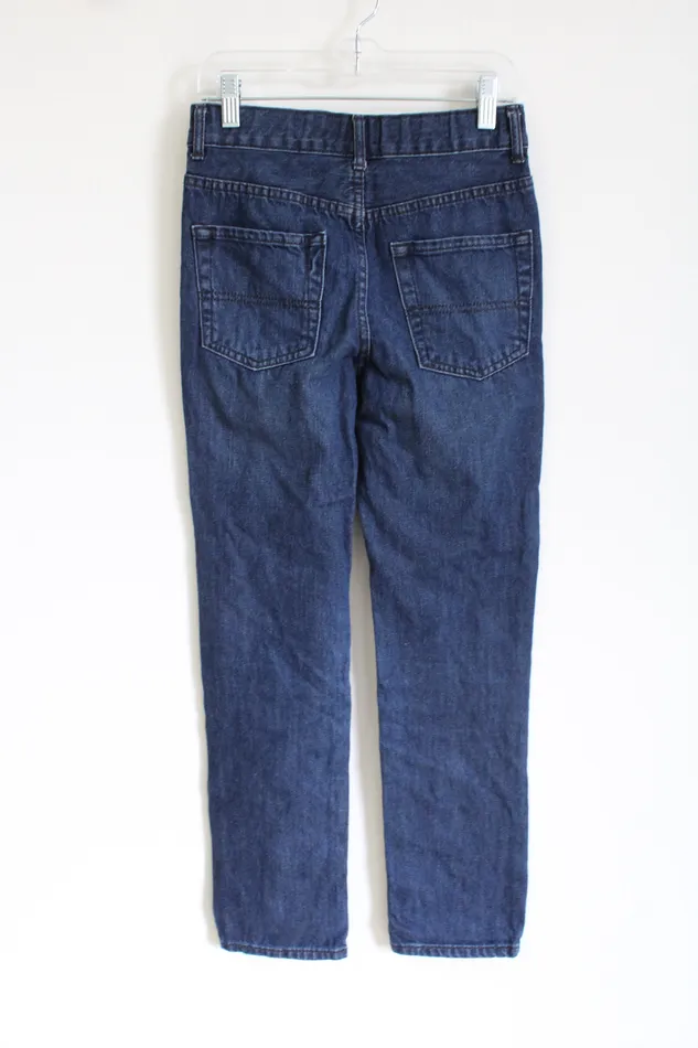 Earrings Childrens Place Childrens Place Straight Fit Dark Wash Jeans 12 Short