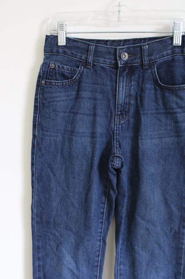 Earrings Childrens Place Childrens Place Straight Fit Dark Wash Jeans 12 Short