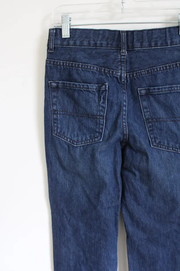 Earrings Childrens Place Childrens Place Straight Fit Dark Wash Jeans 12 Short