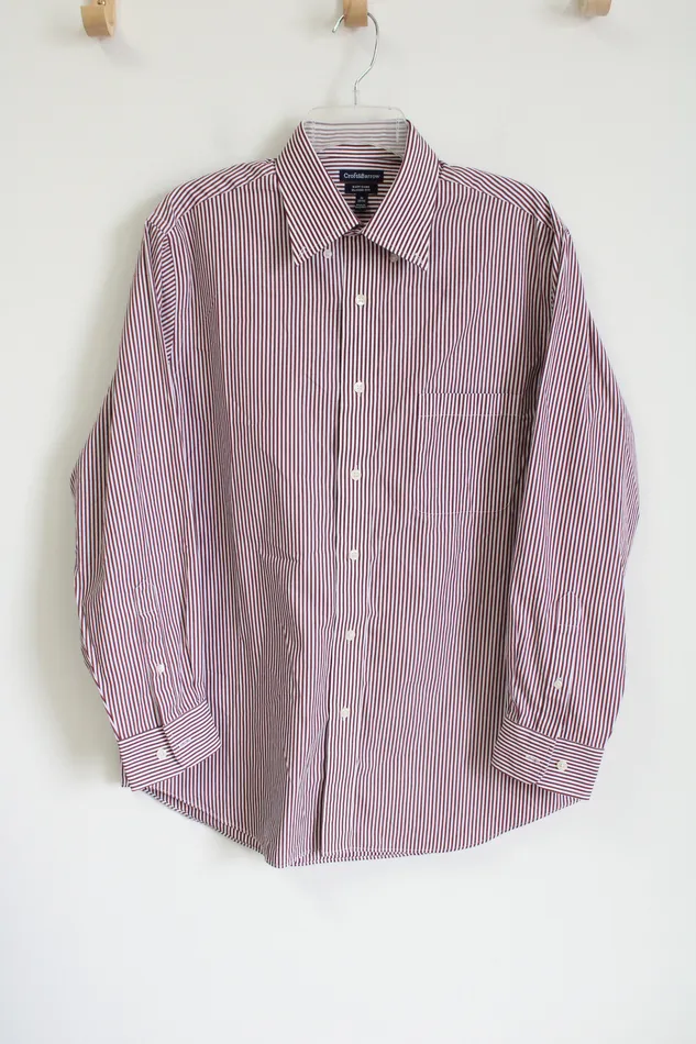 Earrings Croft Barrow Maroon Striped Easy Care Classic Fit Button Down Shirt 16 3233 Croft Barrow Earrings Croft Barrow Maroon Striped Easy Care Classic Fit Button Down Shirt 16 3233 Croft Barrow