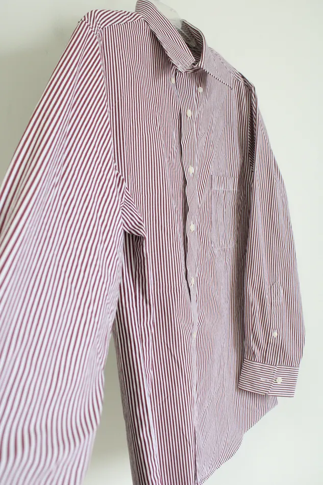 Earrings Croft Barrow Maroon Striped Easy Care Classic Fit Button Down Shirt 16 3233 Croft Barrow