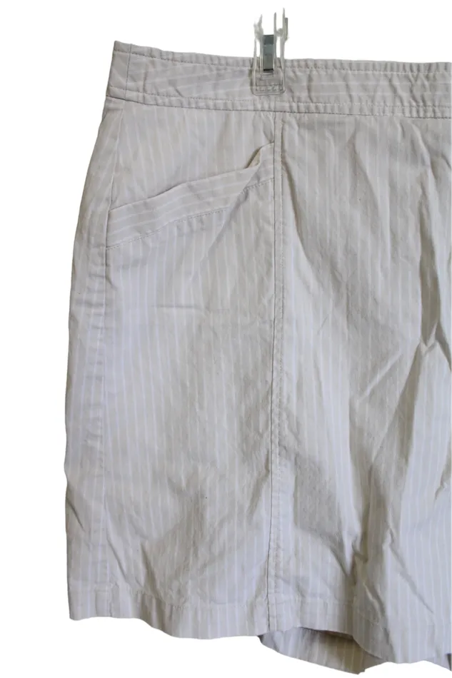 Earrings Dockers Dockers Pale Yellow Striped Skort 18W