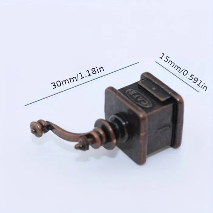Earrings DS 112 Scale Vintage Style Dollhouse Miniature Kitchen Coffee Grinder Earrings DS 112 Scale Vintage Style Dollhouse Miniature Kitchen Coffee Grinder