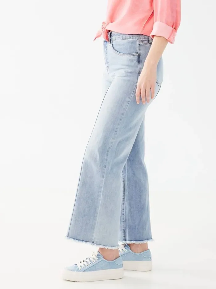 Earrings French Dressing Jeans FDJ Olivia Wide Leg Jean