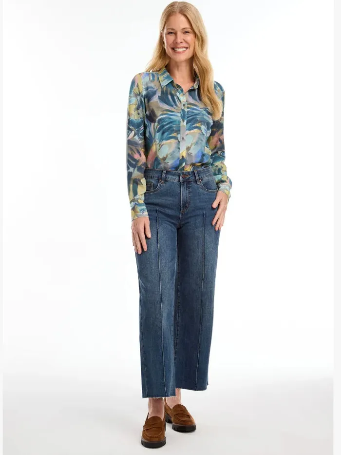 Earrings French Dressing Jeans FDJ Olivia Wide Leg Jean