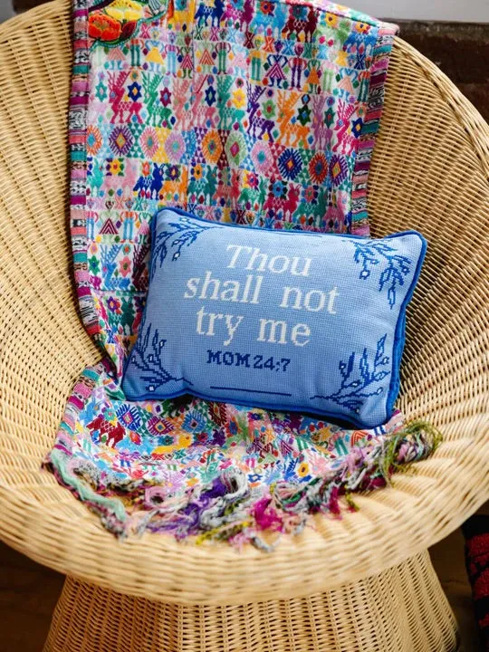 Earrings Furbish Studio Needlepoint Pillow