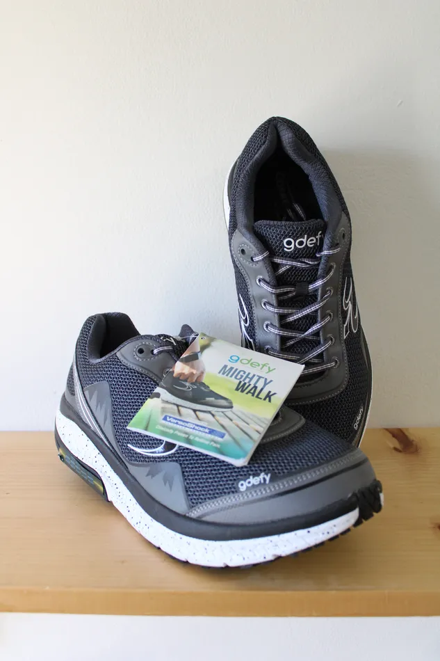 Earrings Gdefy NEW Gdefy Mighty Walk Gray Sneakers Size 13