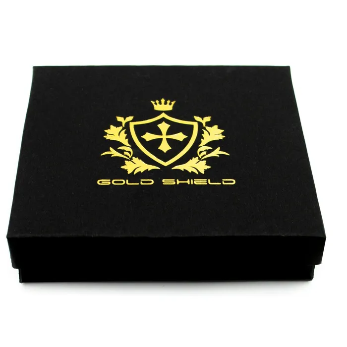 Earrings Gold Shield Cadena de Oro para Mujer con Dije de Gato