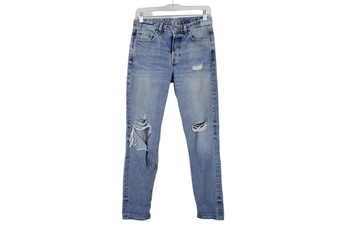 Earrings HM Denim Boyfriend Low Waist Distressed Jeans 2