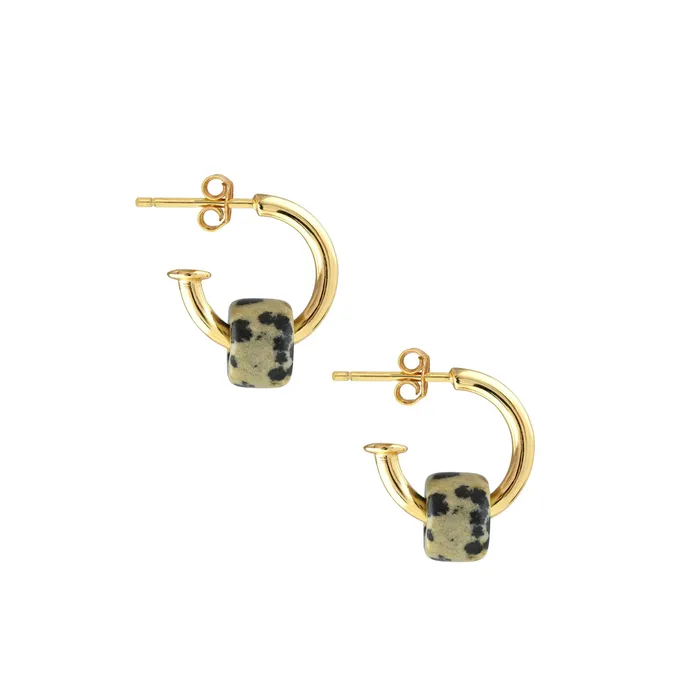 Earrings Huggie Hoop Earrings with Gemstone Fun Pack Kris Nations