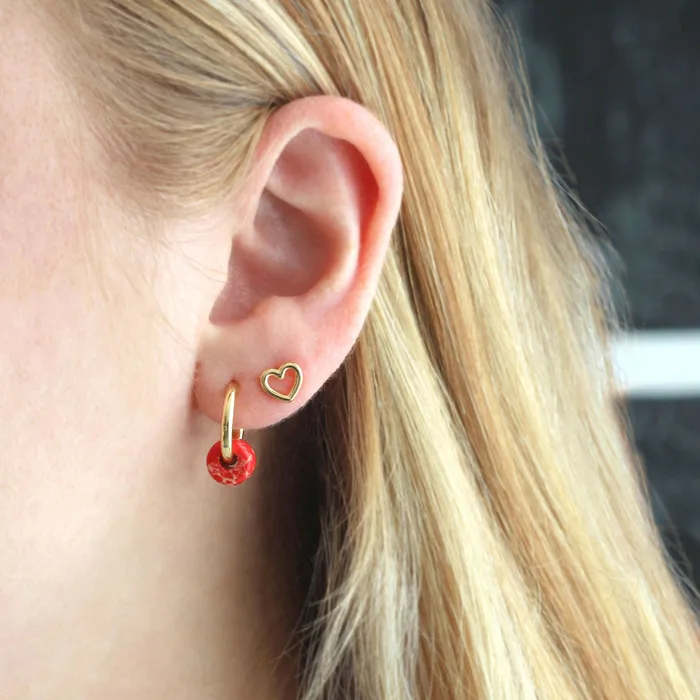 Earrings Huggie Hoop Earrings with Gemstone Fun Pack Kris Nations