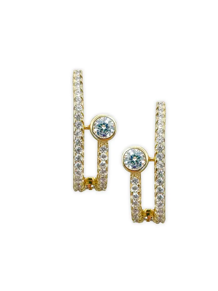 Earrings Irregular Bar Earrings Tai Rittichai Inc