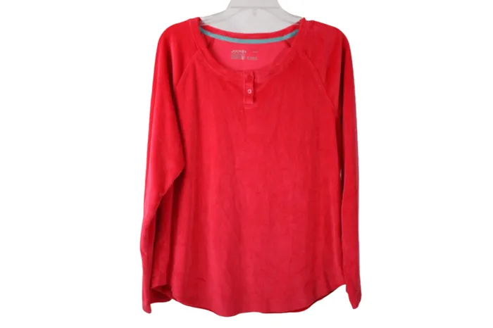 Earrings Jockey Jockey Pink Soft Fuzzy Lounge Shirt M