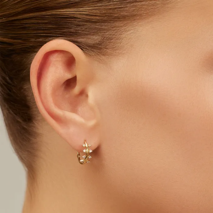 Earrings Jolie Hoop Earring Kismet by Milka