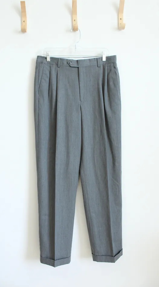 Earrings Joseph Feiss Joseph Feiss Gray Dress Pants 33X32