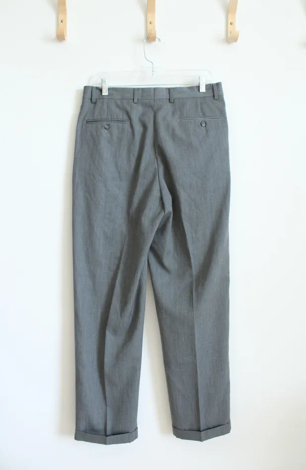 Earrings Joseph Feiss Joseph Feiss Gray Dress Pants 33X32