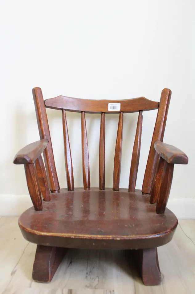 Earrings Jubilee Thrift Hunt Country Furniture Wingdale NY Antique Wooden Childrens Chair