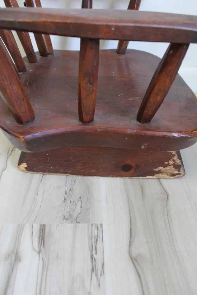 Earrings Jubilee Thrift Hunt Country Furniture Wingdale NY Antique Wooden Childrens Chair
