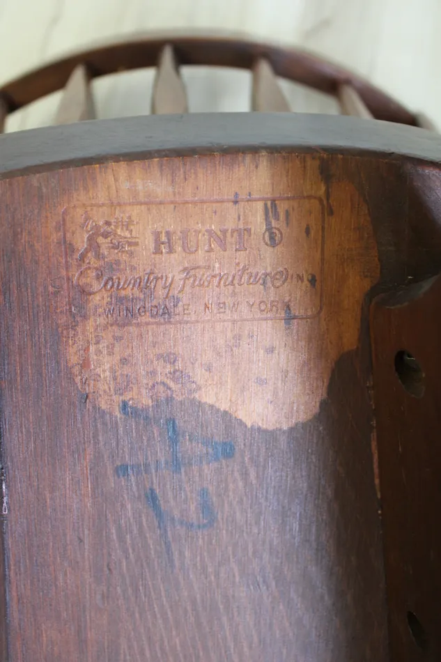 Earrings Jubilee Thrift Hunt Country Furniture Wingdale NY Antique Wooden Childrens Chair