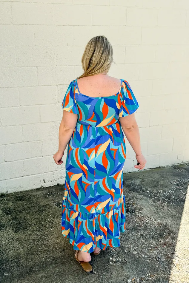 Earrings Just Feels Right Babydoll Maxi Dress Haptics