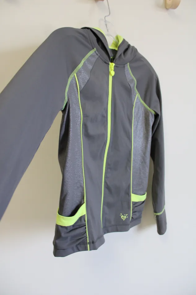 Earrings Justice Justice Gray Green Zip Up Jacket 12