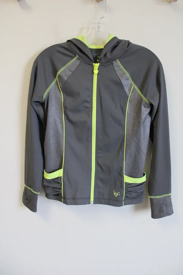 Earrings Justice Justice Gray Green Zip Up Jacket 12