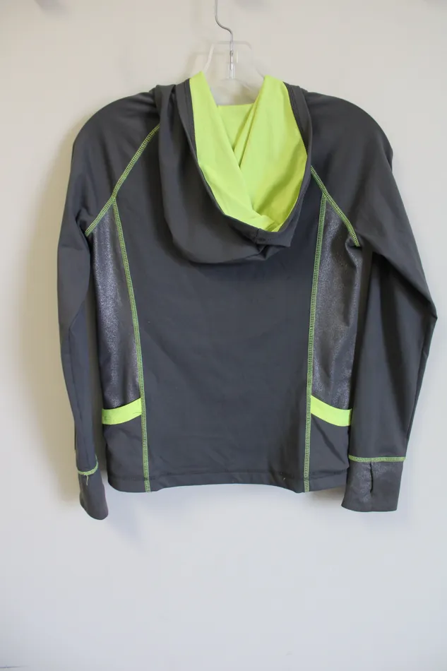 Earrings Justice Justice Gray Green Zip Up Jacket 12