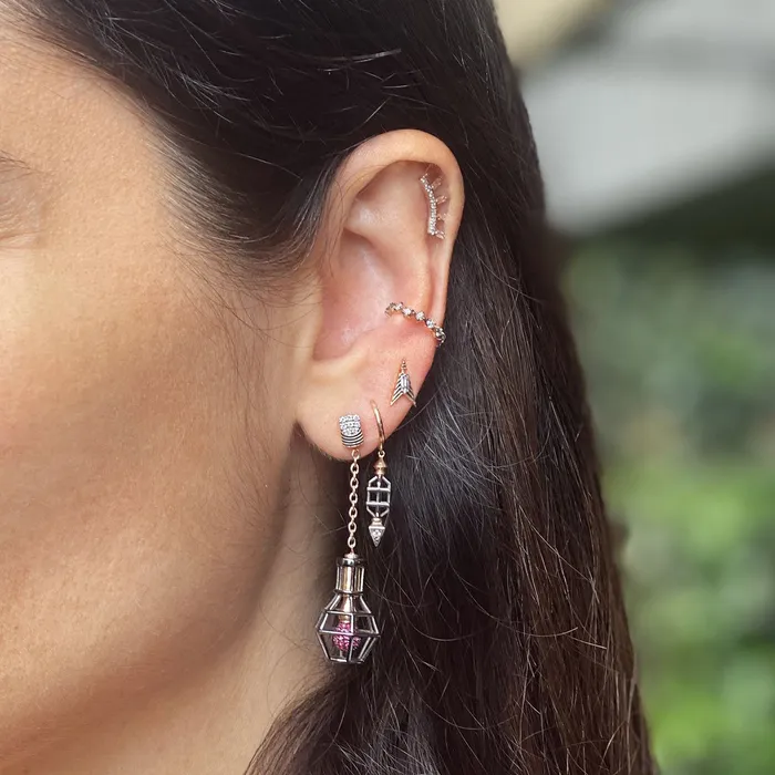 Earrings Kismet By Milka Dangling Mini Prisma Earring