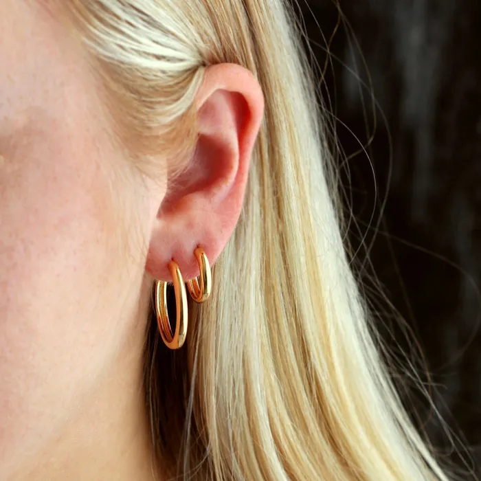 Earrings Kris Nations Hollow Hoop Earrings Set Earrings Kris Nations Hollow Hoop Earrings Set