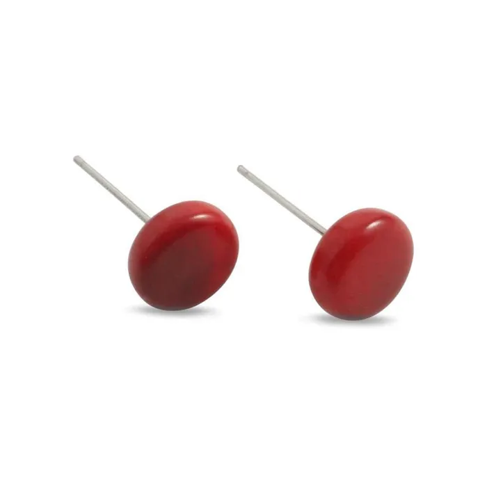 Earrings La Tagueria Picollo Mini Stud Tagua Earrings