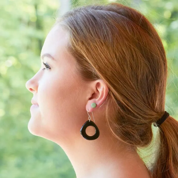 Earrings La Tagueria Picollo Mini Stud Tagua Earrings