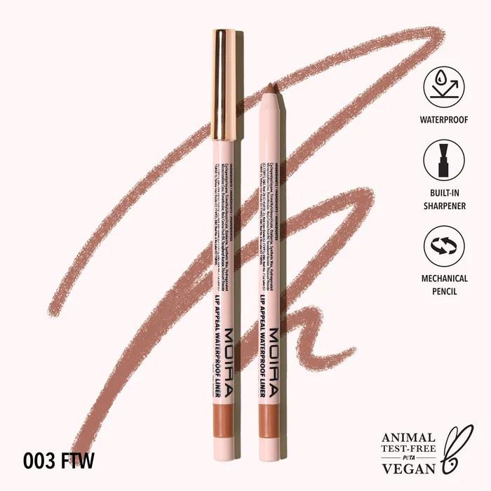 Earrings Lip Appeal Waterproof Liner FTW Moira Cosmetics