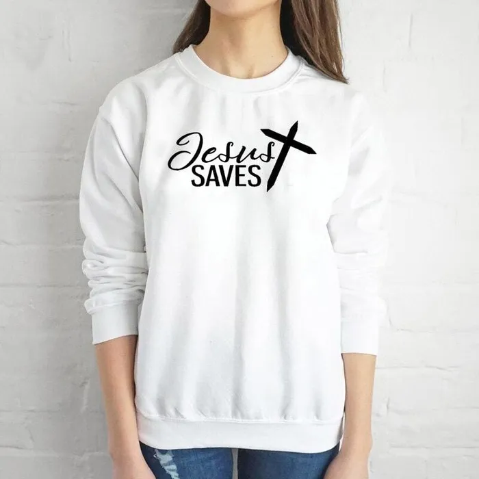 Earrings Lords Guidance Christian Sweatshirt br Jesus Saves
