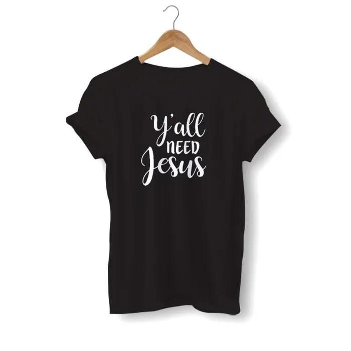 Earrings Lords Guidance Christian TShirt br YAll Need Jesus