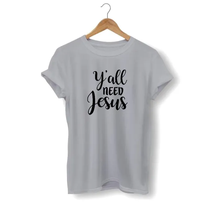 Earrings Lords Guidance Christian TShirt br YAll Need Jesus