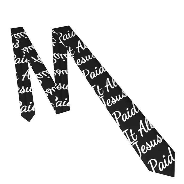 Earrings Lords Guidance Jesus Paid it All Christian Necktie