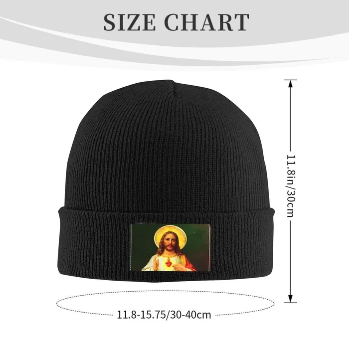 Earrings Lords Guidance Jesus Portrait Beanie Hat