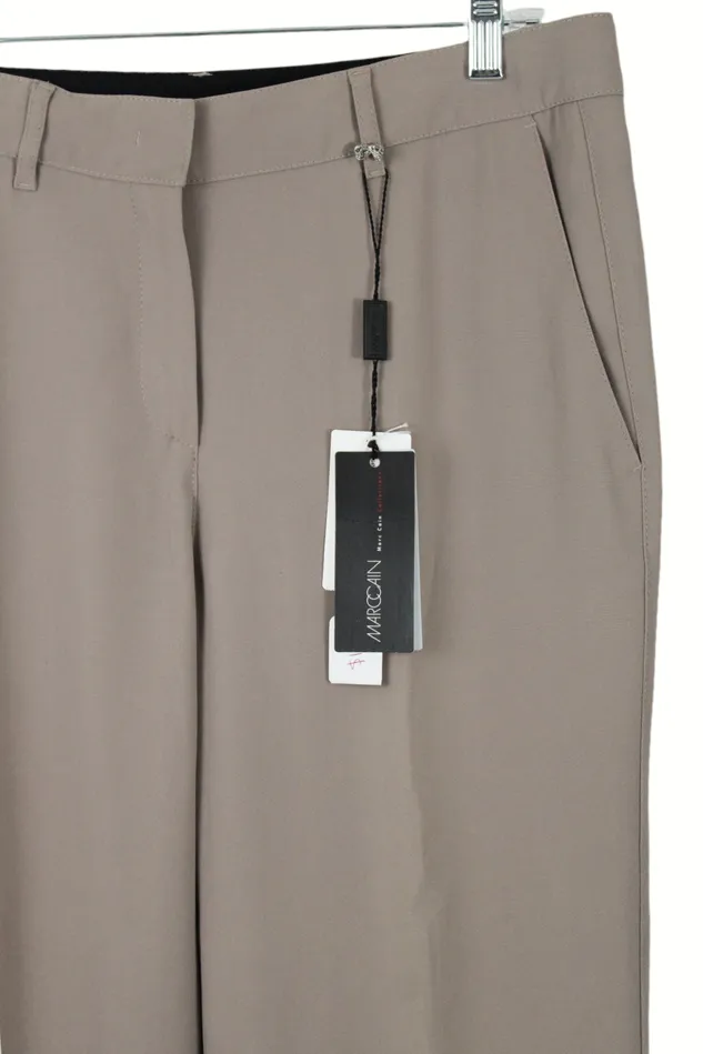 Earrings Marc Cain NEW Marc Cain Crepe Pant In Warm Tan 4