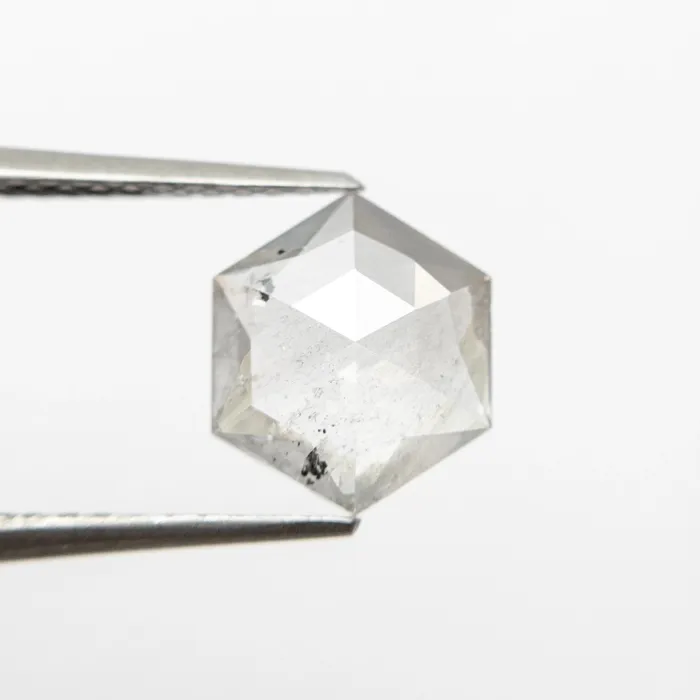 Earrings Misfit Diamonds 119ct 886x759x233mm Hexagon Rosecut 1913203