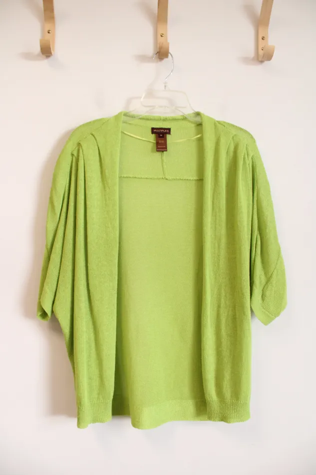 Earrings Multiples Multiples Lightweight Lime Green Cardigan M